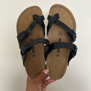 Cushionaire Luna Cork Footbed Sandal